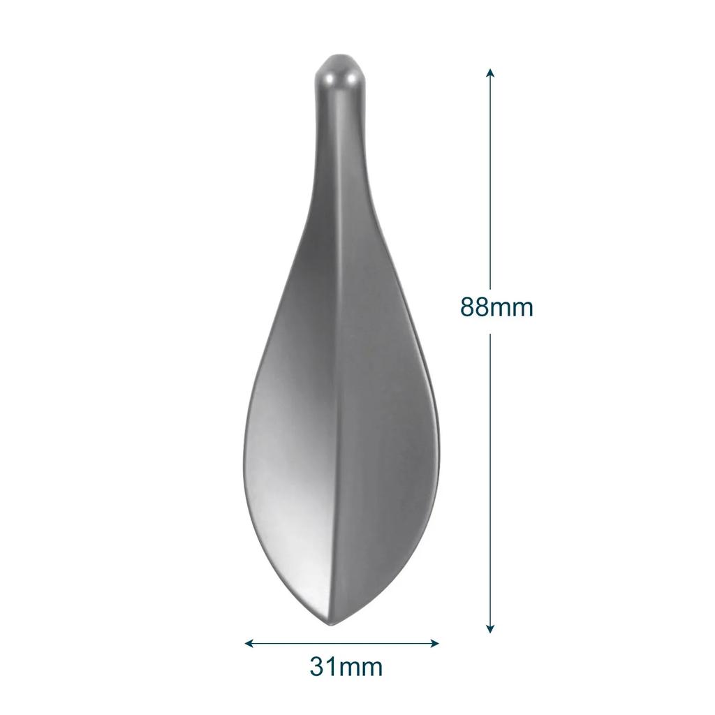 1Pc 88*31mm European Leaf Shaped Hole Pitch 29mm Cabinet Knob Door Pull Handle Furniture Dresser Kitchen Simple Handles and Knob