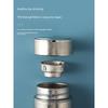 Double-Layer Pure Titanium Large-Capacity Thermos Cup, High-End Gift Water Cup, Titanium Cup for Brewing Tea, Men's Car-Mounted Business Cup