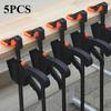5-Piece F-Clamp Set - Quick Release Ratchet Extrusion Woodworking Tools, DIY Home Remodeling Hand Tools