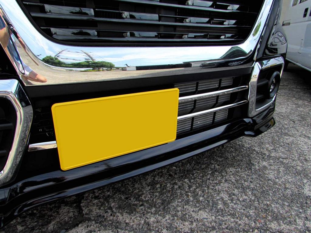 BRIGHTZ Finish Stainless Steel Plated Front Bumper Moulds for the Flair Wagon Custom Style MM53S Compatible with the MM and 53 Flair Wagons Part