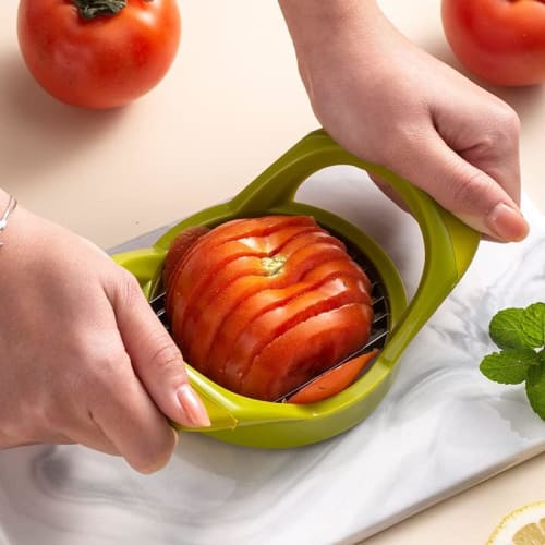 Stainless Steel Tomato and Potato Slicer - Multifunctional Fruit and Vegetable Slicer