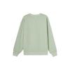 Levis SS22 Logo Embroidered Solid Color Crew Neck Cotton Long Sleeve Sweatshirt Men sweatshirt Light-Green A0717-0025