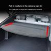 Trunk Partition Sunshade & Dust Cover Accessories for Xiaopeng MONAM03