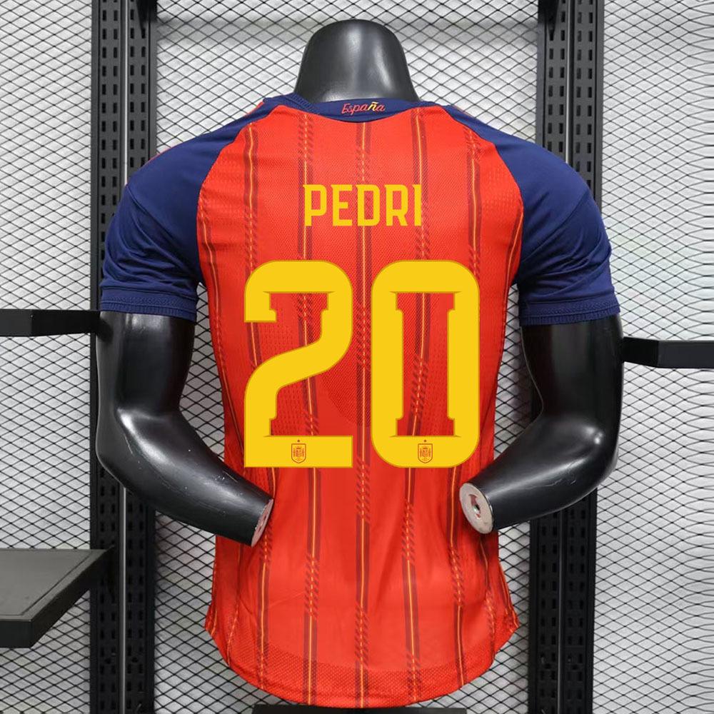 Spain 2026 Player Edition Home Jersey #19 Lamine Yamal Men's National Team Football Kit