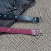 PU Leather Star Rivet Belt Gothic Men Belt Fashion Y2K Belt  Unisex