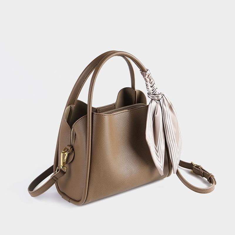 New Style of Women's Crossbody Bag Korean Niche Food Basket Mother Bucket Bag Handbag