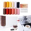 12 Color of Sewing Threads 402 Yards Per Spools with 20 Pins Colorful Polyester All Purpose for