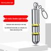 Bullet-shaped Zinc Alloy Anti-static Keychain 