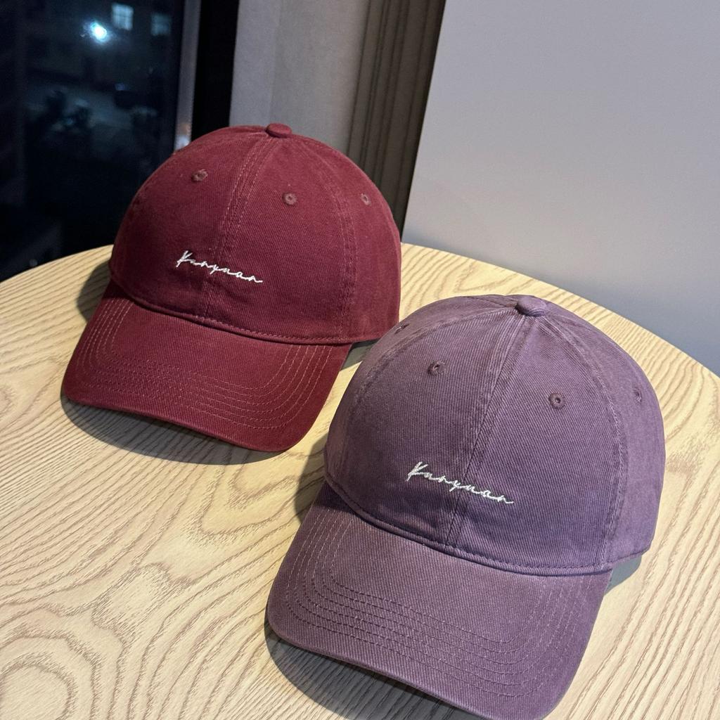 Men's and Women's Baseball Caps Are Enlarged and Deepened Men's Autumn and Winter Hats Face Shaping Small Peaked Hats Deep Tops