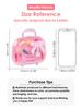 Girl Makeup Bag, Makeup Toy Princess Washable Pretend Play Makeup Set Toy Children's Beauty Small Handbag Toy