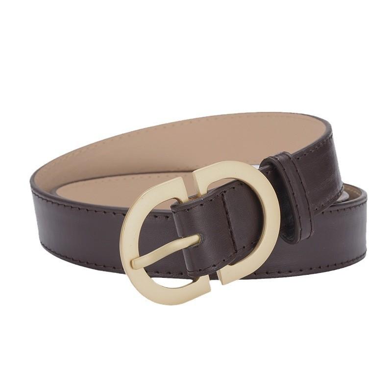 Trendy Minimalist Women's Pu Leather Belt Unique Fashionable Color Options Available