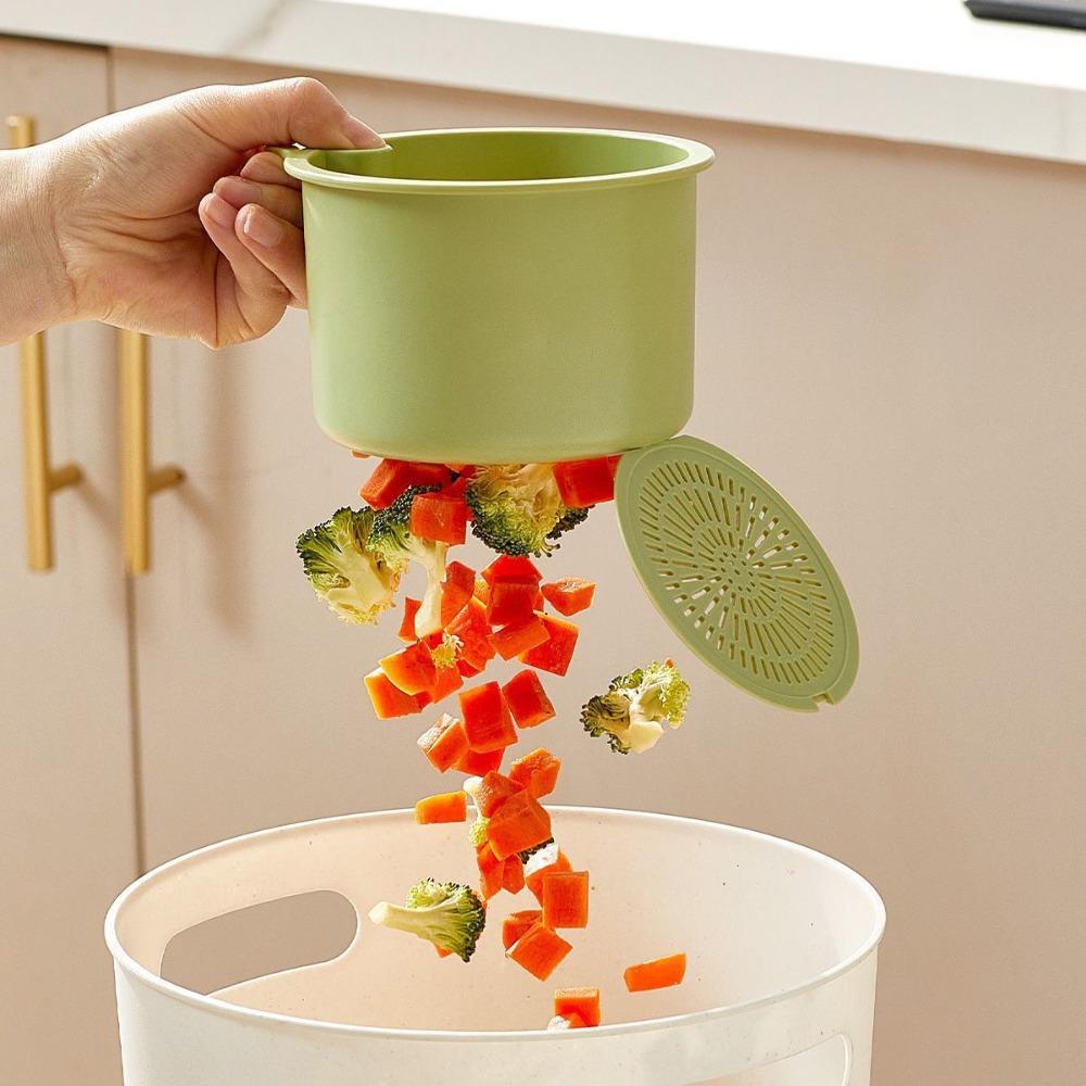 Hanging Sink Draining Basket Openable Bottom Cover Detachable Kitchen Garbage Filter Food Residue Filter Cleaning Water Basket