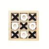 Tris Classico in Legno - Gioco da Tavolo Tradizionale per la Famiglia, Regalo Perfetto per Natale e Halloween