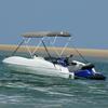 3 Bow Bimini Top with Mesh Side Panels 183 x (185 198) x 137 cm