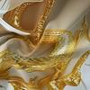 3Pcs Golden Dragon Duvet Cover Set (1 Duvet Cover + 2 Pillowcases No Insert) High-Definition Print Exquisite 3D Style