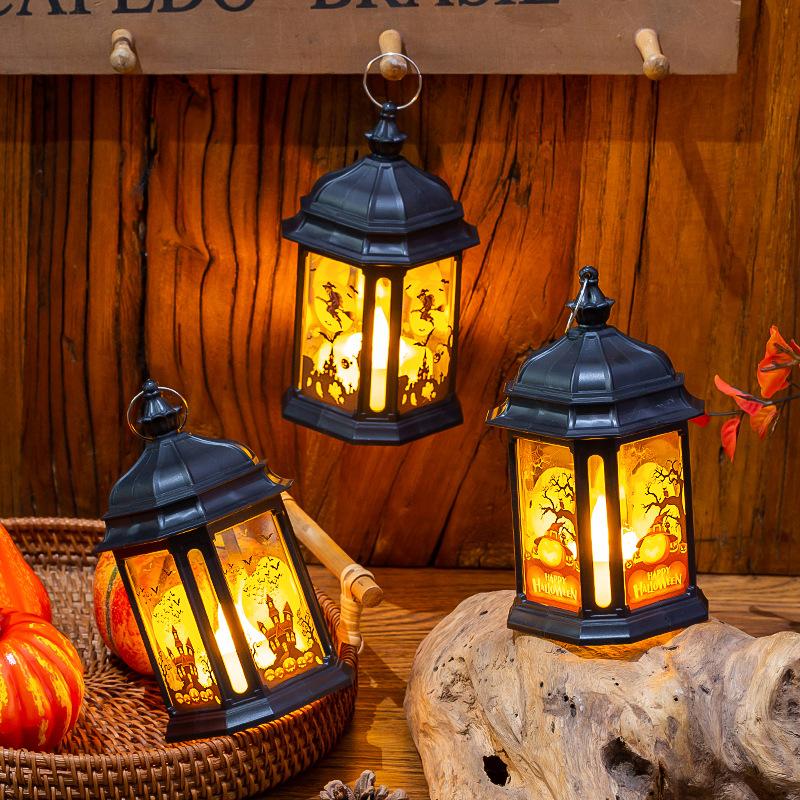 Halloween Dekorationen Kinder Hand-Kürbislaternen Atmosphärische Ornamente Anhänger Windlichter Party-Outfits