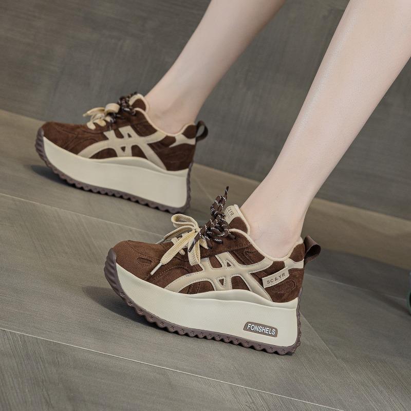 Autumn and winter women's shoes platform height increase casual fashion versatile women's shoes small women's shoes