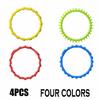 Soft Material TPR Sensory Hand Ring Toys Flexible Design Silent Decompressors Bracelet  Kids Play