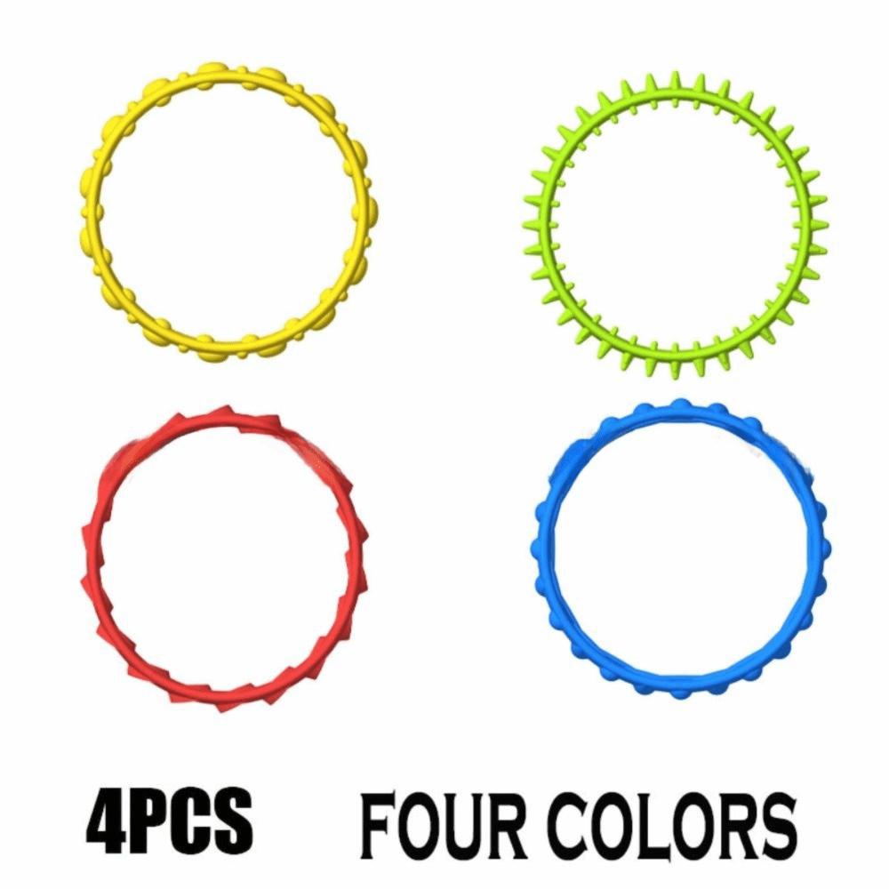 Soft Material TPR Sensory Hand Ring Toys Flexible Design Silent Decompressors Bracelet  Kids Play