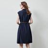 Chuyu 2026 Summer Urban Workwear Style Sleeveless Midi Dress