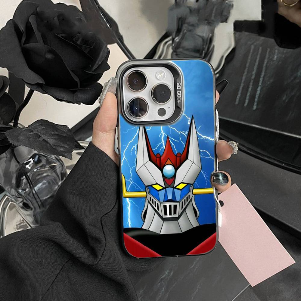 Anime Z-Mazinger Z Phone Case For iPhone 17,16,15,14,13,12,Pro MAX Black Matte Shockproof Cover