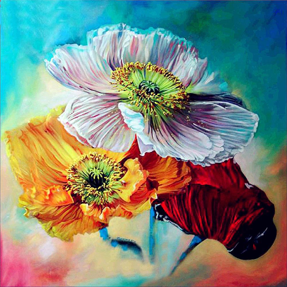 5d Diamond Painting Full Drill Square Landscape Flowers Diamond Embroidery Sale Plant Mosaic Home Decor