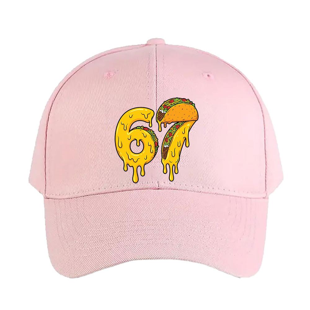Funny Cinco De Mayo Taco Six Seven Meme Caps Summer Adult Baseball Cap Adjustable Protection Sun Hats Casual