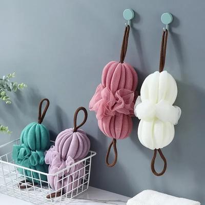 Serviette de bain exfoliante pour le corps, boule de bain, ceinture de bain, massage exfoliant, douche, nettoyage du corps, salle de bain, sangle de douche, maille de douche