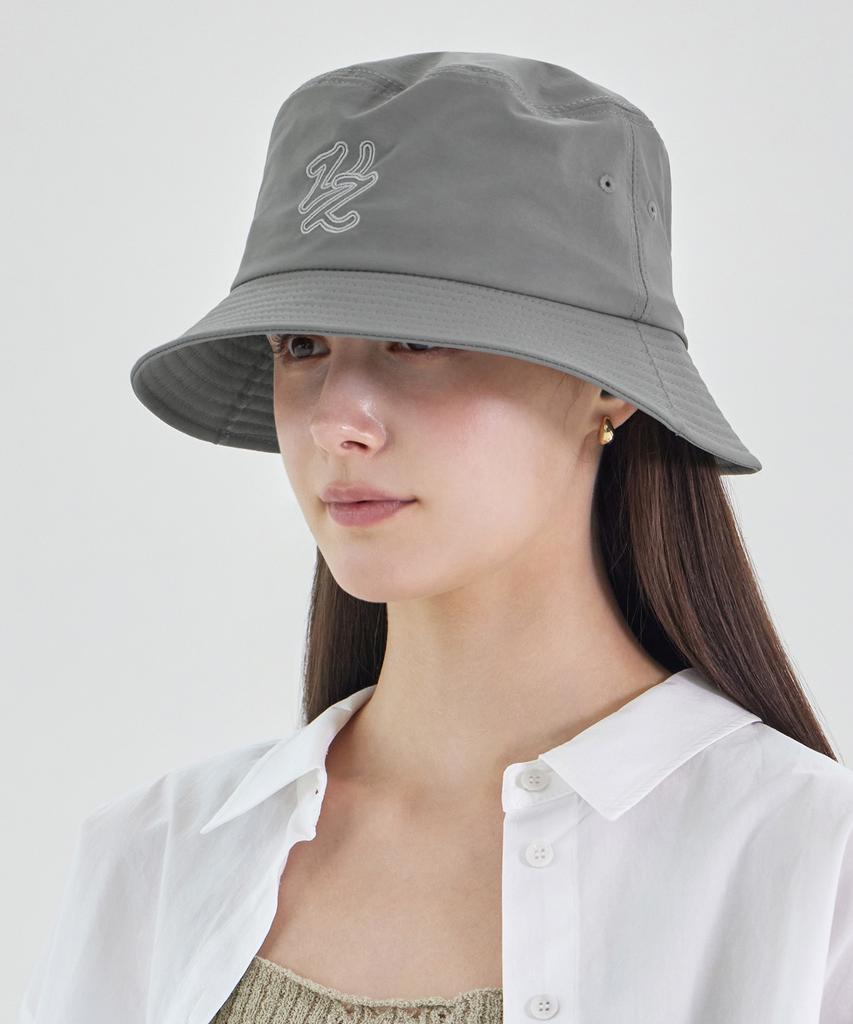 Bajal Flow Vz Nylon Line Bucket Hat Grey