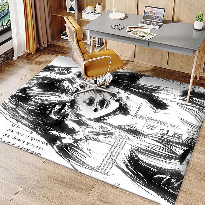 Thriller Manga Junji Ito Tomie0 Printed Absorbent Washable Carpet, Non-Slip Bathroom Mats, Kitchen Rugs, Yoga Mat,Living Room Entrance, Camping Picnic