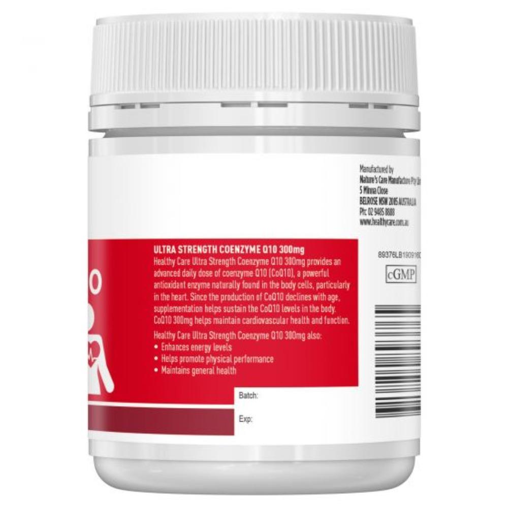 Healthy Care Ultra Strength CoEnzyme Q10 300mg 60 Capsules X 5