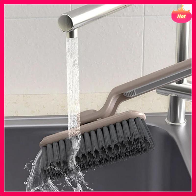 2PCS Multi-Function Rotating Crevice Cleaning Brush,360 Degree Rotating For Cleaning The Kitchen And Bathroom Brown Replacement