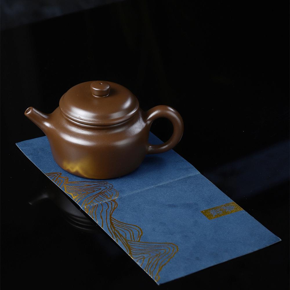 Yixing Zisha Purple Clay Teapot with Ball Hole – Family Collection Gift Tea Set