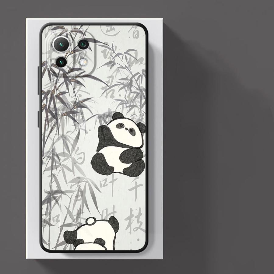 Cartoon Cute Panda Case for Xiaomi Poco F8 C61 M3 M4 M7 Pro F3 C75 F1 C71 X3 X4 X5 X7 Pro M5 C50 Funda Phone Cover
