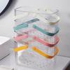 Light and Luxurious Transparent Portable Shower Basket Bathroom Toiletries Storage Basket Drainage Basket Empty Storage Basket