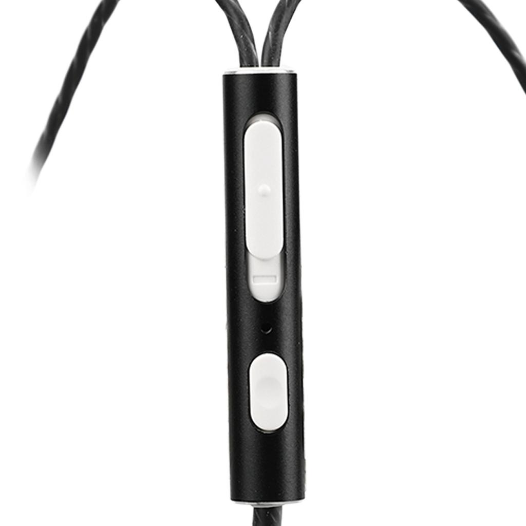 Tube Earbuds Ergonomic Radiation Noise Reduction Portable Binaural 3.5mm Tube Headset for Laptop Tablet