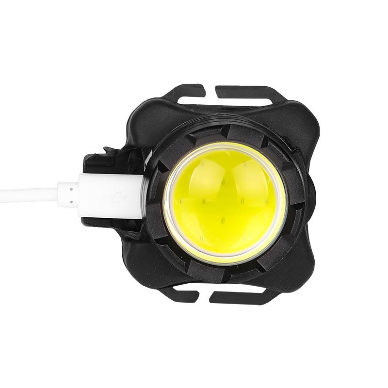 COBLED Headlight Built-in 1200mah Battery USB Rechargeable Outdoor Portable Torch Headlamp Waterproof Fishing Camping Light