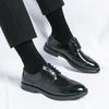Cheap Four Seasons New Lace-Up Casual Large Size Business Leather Shoes British Leather Shoes Xiyin