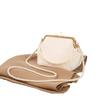 Damen Plissee Muschel Tasche Damen Tasche Umhängetasche Handy Tasche Perlen Handtasche Mini Tasche