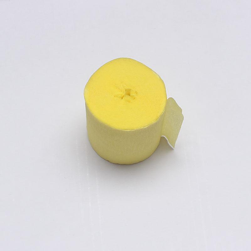 4.5cm x 10m Colored Crepe Paper Roll for Crafts and Balloon Streamers