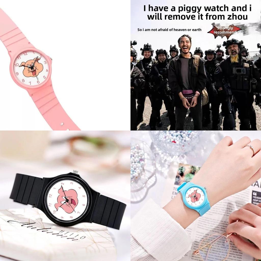 Children Digital Watch With Night Light Waterproof Silicone Strap For Students