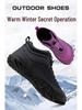 Men's and Women's Waterproof Five-Finger Snow Boots with Velvet Lining for Autumn and Winter Mountaineering