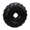 19x7 8 Wheel Rim Tire Assembly 4 Hole Robust Ply Structure ATV UTV Tire for Go Kart