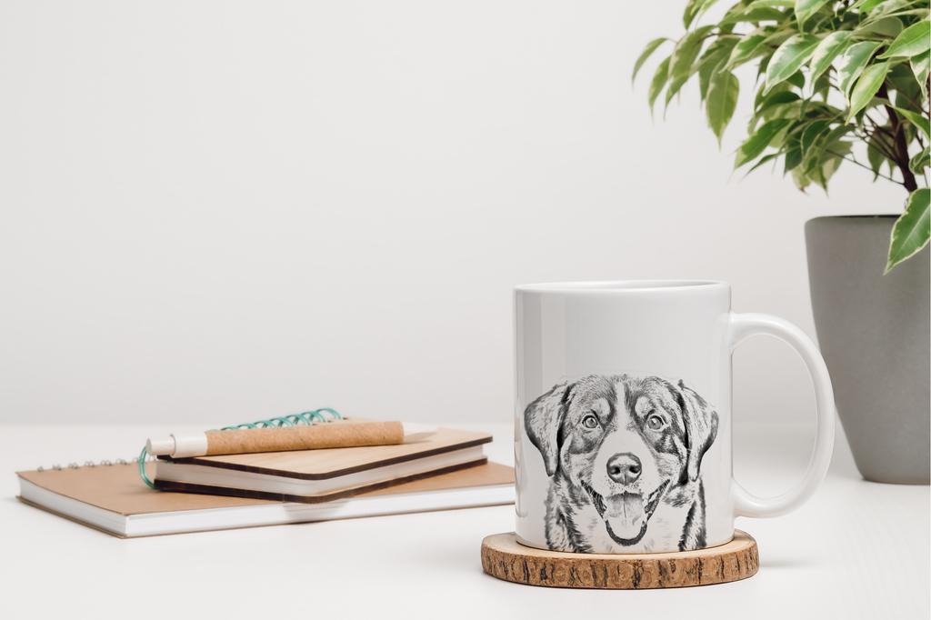 Entlebucher Mountain Dog, Entelbuch Cattle Dog - cup with a dog, personalized cup with a print, a classic gift for everyone from the Art-Dog brand