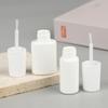 10 Pezzi 10ml Bottigliette Vuote per Smalto Riutilizzabili Barattoli Bottiglie per Smalto con Tappo Pennello Contenitore Cosmetico
