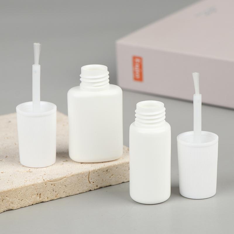 10 Pezzi 10ml Bottigliette Vuote per Smalto Riutilizzabili Barattoli Bottiglie per Smalto con Tappo Pennello Contenitore Cosmetico