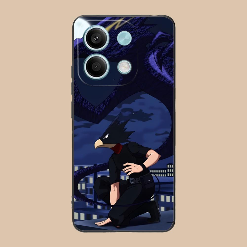 MHA Tokoyami Mobile Phone Case for POCO M7 M6 M5 M4 M3 X7 X6 X5 X4 X3 Pro GT 5G Colorful Printing Cover Cellphones Cover Luxury
