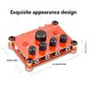 Headphone Amplifier 4 Channel Metal Stereo Sound Earphone Splitter Power Adapter Headphone Distributor Accessories