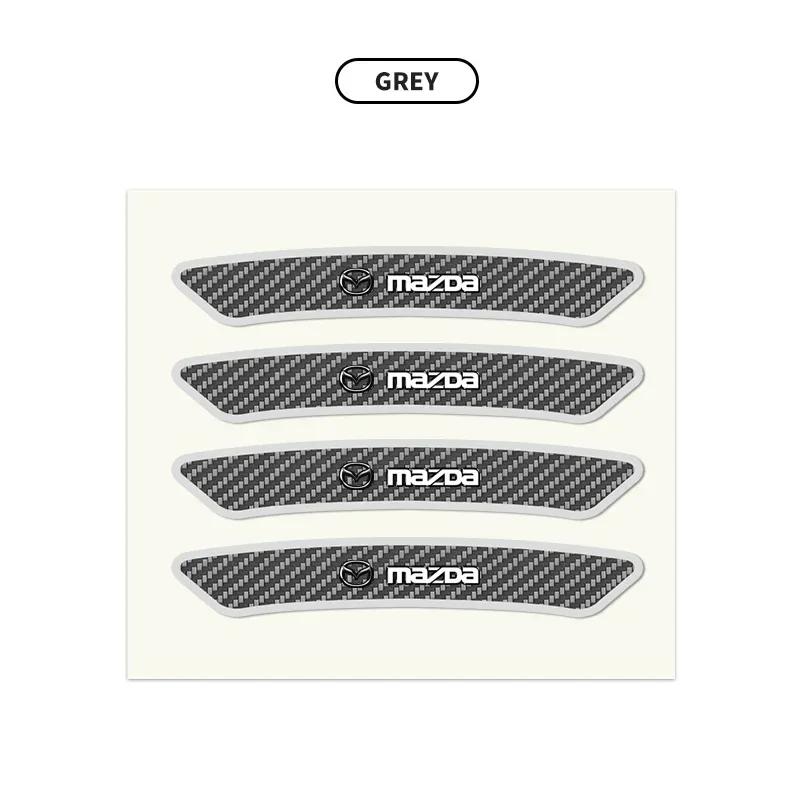 

Car Styling 4Pcs Carbon Fibre Emblem Wheels Rims Stickers Decal For Mazda 3 Alexa CX30 CX-30 CX3 CX-3 CX5 CX-5 CX8 CX-8 CX9 CX-9