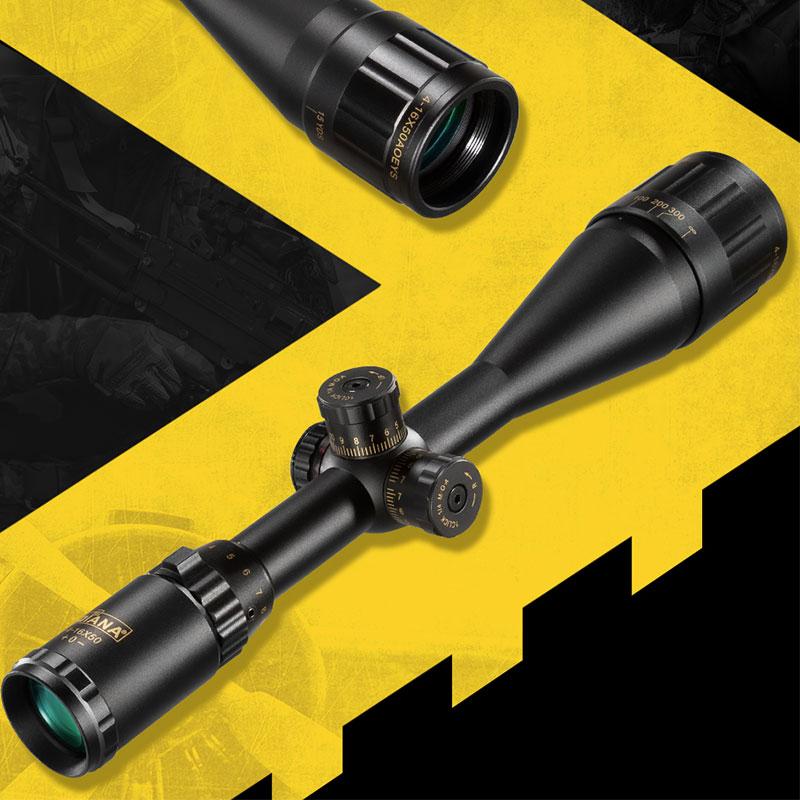 Diana 4-16X50 Aoe Red Green Cross Reticle Hunting Accessories Tactical Optical Sight for Hunting
